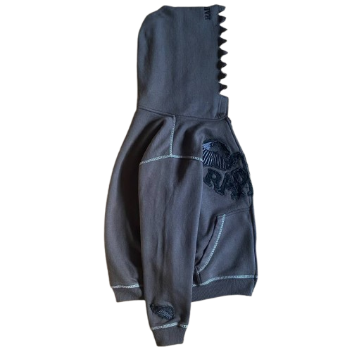 GREY RAPTORZ ZIGZAG ZIPUP