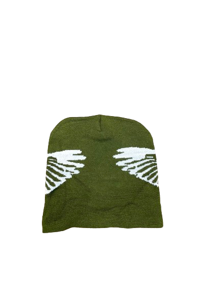 OLIVE GREEN RAPTORZ BEANIE