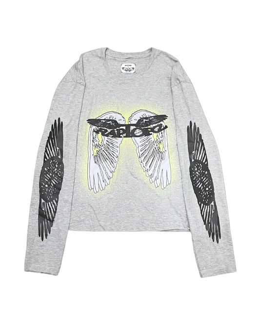 RAPTORZ GREY WING LONGSLEEVE