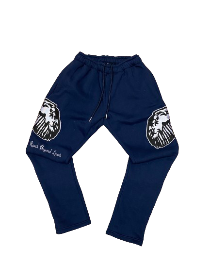 NAVY BLUE RAPTORZ SIDE WINGS BOTTOMS