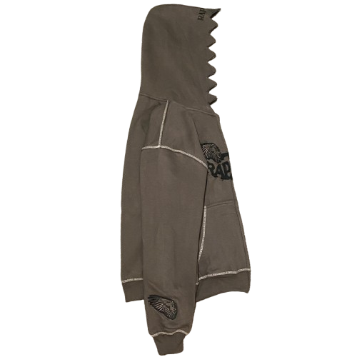 GREY RAPTORZ ZIGZAG ZIPUP